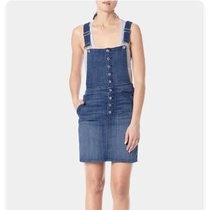 7 for all mankind denim overall dress